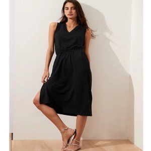 NWT Banana RepF Knit Mid Dress Sm 4 6 Black F709